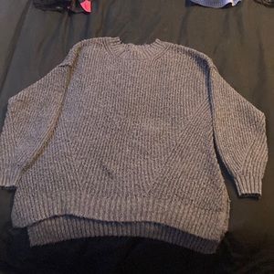 Long Grey Sweater From: American Eagle